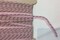 1 Yard Lavender Beige Decorative Trim Rope with Gimp Upholstery Sewing Craft Fabric